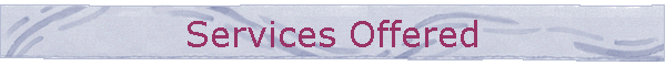 Services Offered